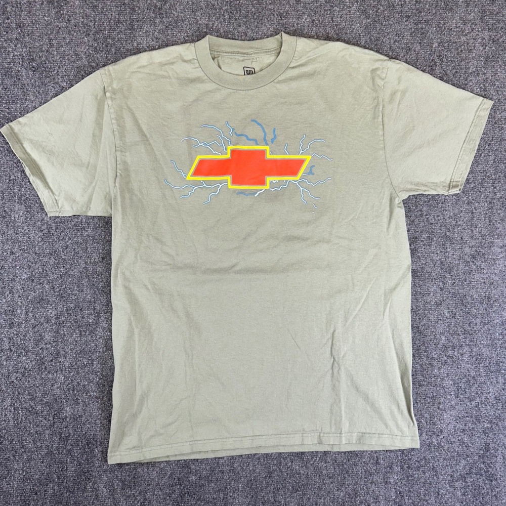 Chevrolet Blazer The Heartbeat of America Graphic T-Shirt Mens Large Olive Green